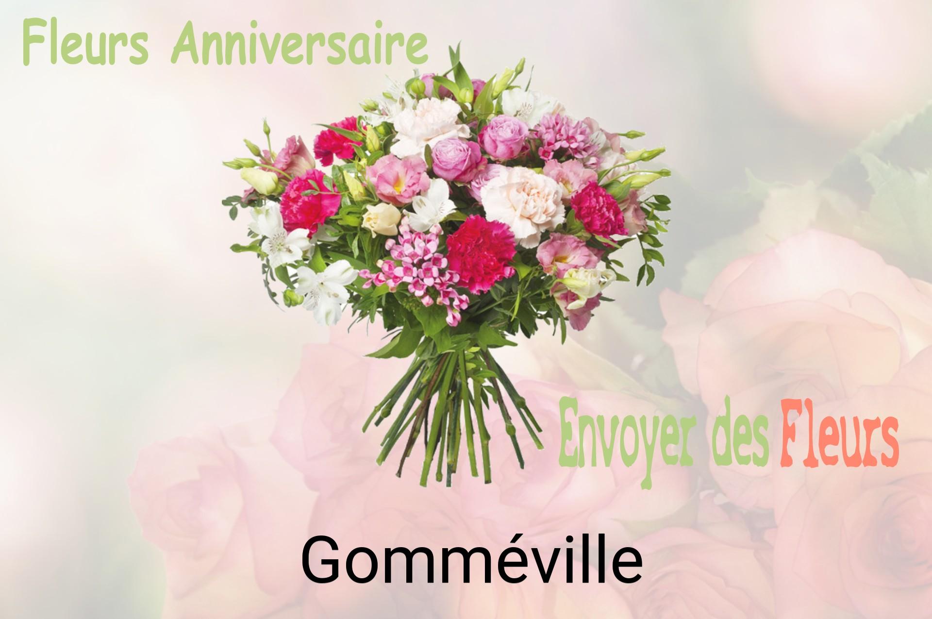 Bouquet de fleurs d’anniversaire livré à Gomméville